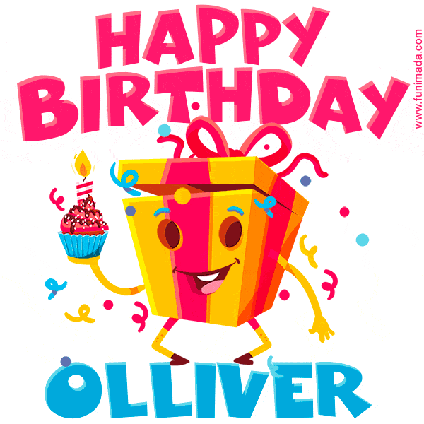 Funny Happy Birthday Olliver GIF
