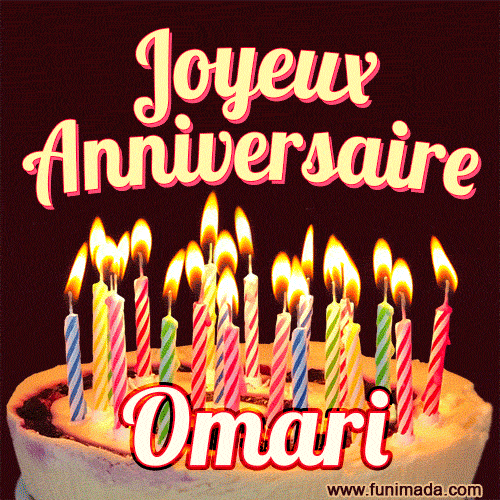 Joyeux anniversaire Omari GIF