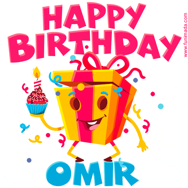 Funny Happy Birthday Omir GIF