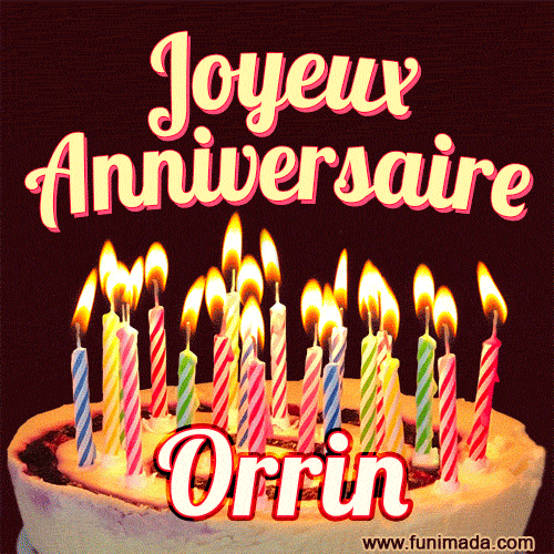 Joyeux anniversaire Orrin GIF