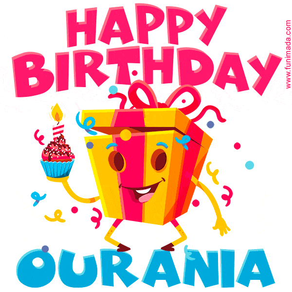 Funny Happy Birthday Ourania GIF