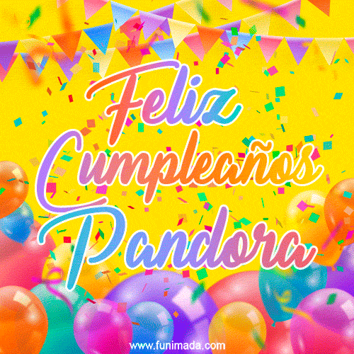 Feliz Cumpleaños Pandora (GIF)