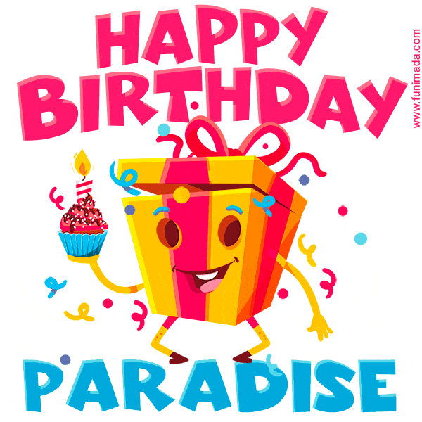 Funny Happy Birthday Paradise GIF