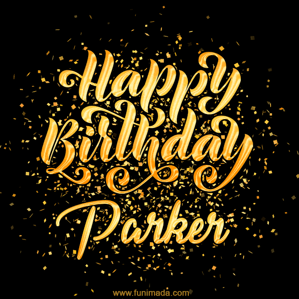 Happy Birthday Card for Parker - Download GIF and Send for Free