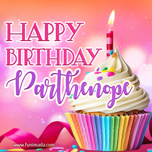 Happy Birthday Parthenope - Lovely Animated GIF