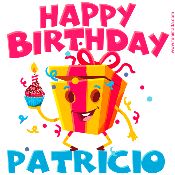 Funny Happy Birthday Patricio GIF
