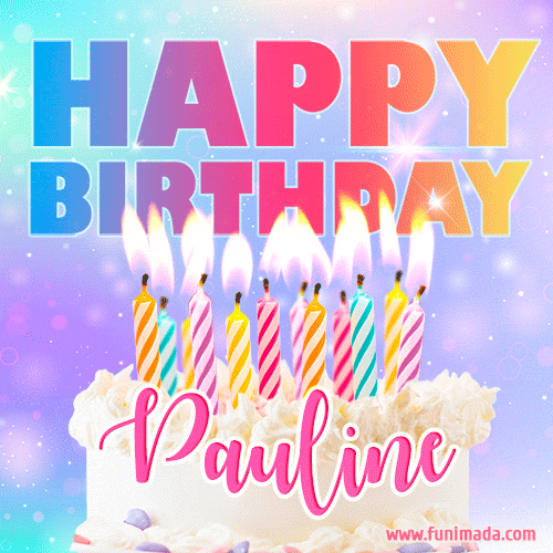 Funny Happy Birthday Pauline GIF