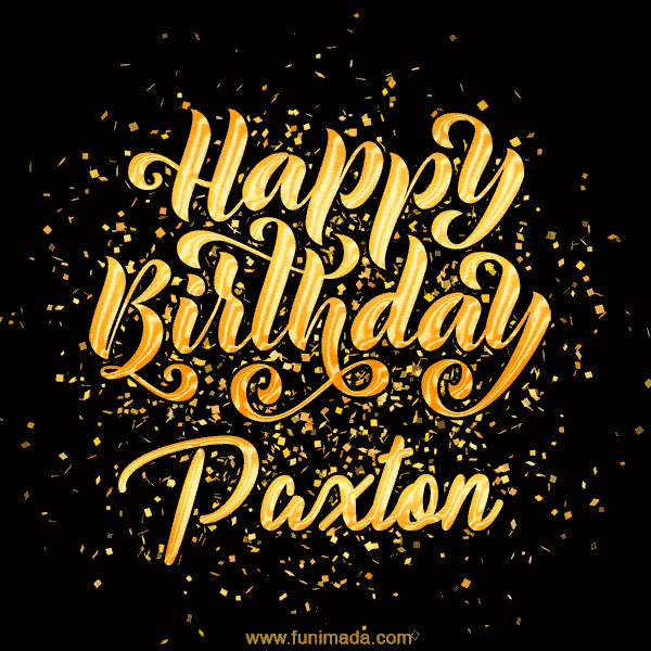Happy Birthday Card for Paxton - Download GIF and Send for Free