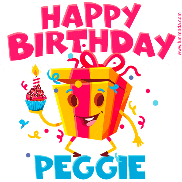 Funny Happy Birthday Peggie GIF