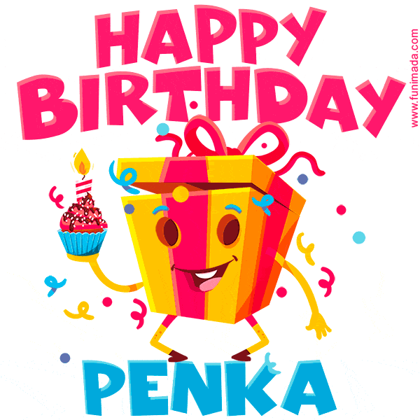 Funny Happy Birthday Penka GIF