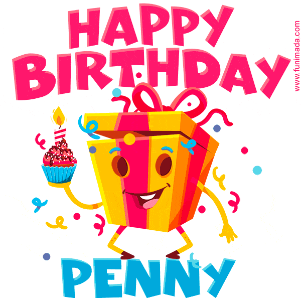 Funny Happy Birthday Penny GIF