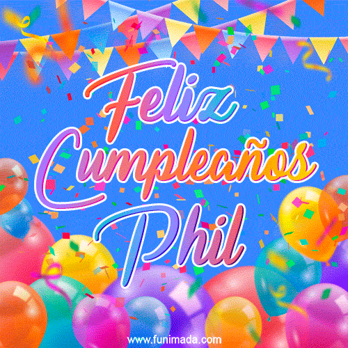 Feliz Cumpleaños Phil (GIF)