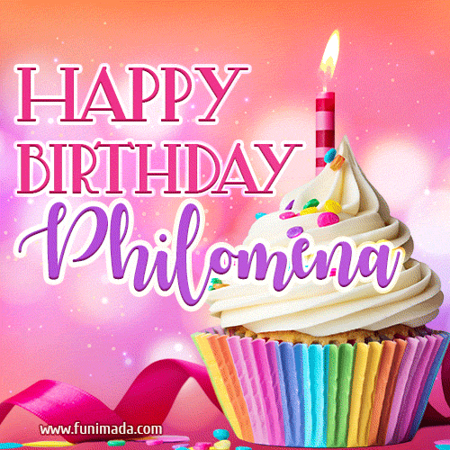 Happy Birthday Philomena - Lovely Animated GIF