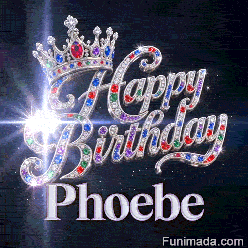 Spectacular light beams and star particles filling a dark sky behind a silver queen headpiece personalized for Phoebe.