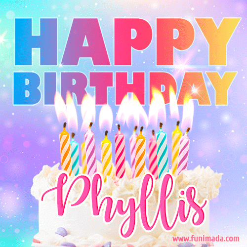 Funny Happy Birthday Phyllis GIF
