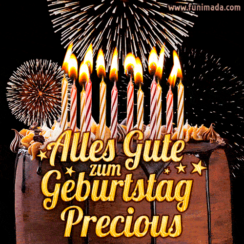Alles Gute zum Geburtstag Precious (GIF)