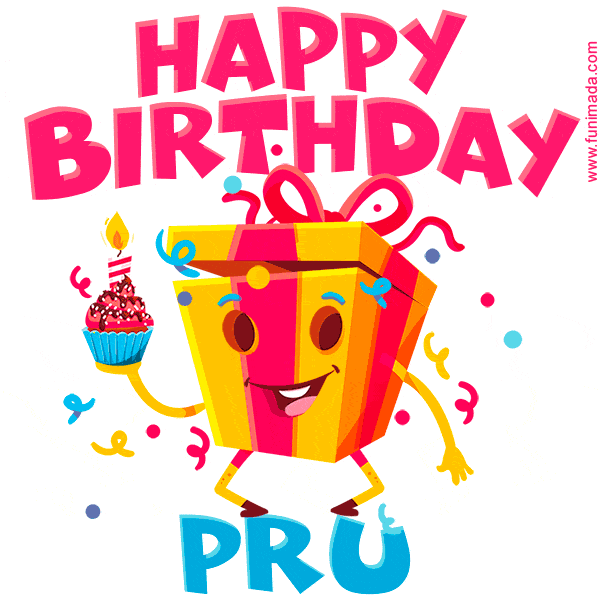 Funny Happy Birthday Pru GIF