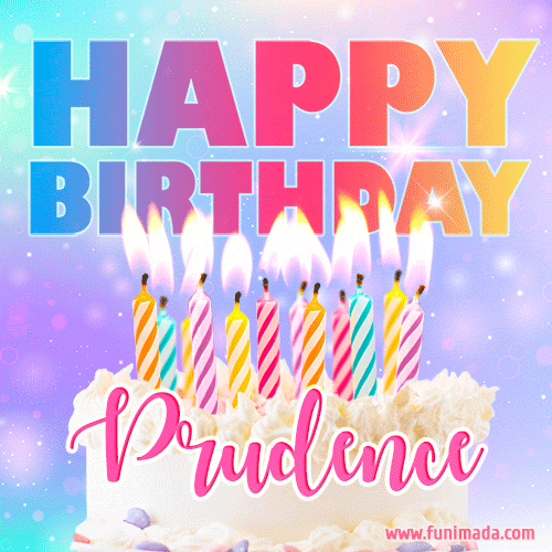 Funny Happy Birthday Prudence GIF