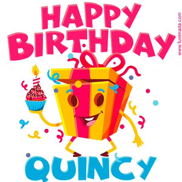Funny Happy Birthday Quincy GIF