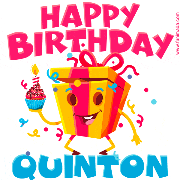 Funny Happy Birthday Quinton GIF