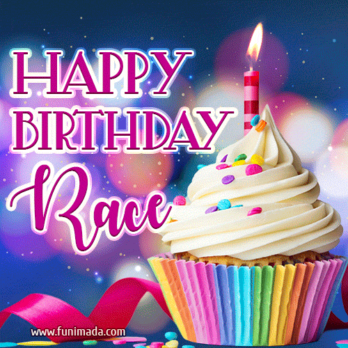 Happy Birthday Race - Lovely Animated GIF