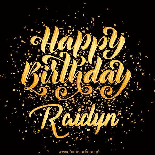 Happy Birthday Card for Raidyn - Download GIF and Send for Free