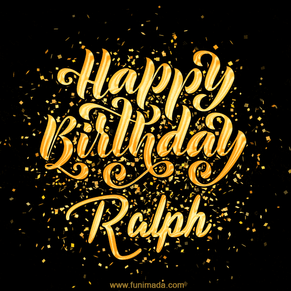 Happy Birthday Card for Ralph - Download GIF and Send for Free
