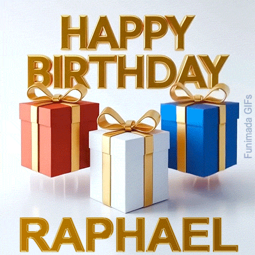 Digital Birthday Presents Animation for Raphael - Download on Funimada.com
