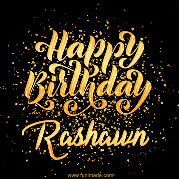 Happy Birthday Card for Rashawn - Download GIF and Send for Free