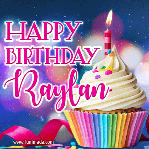 Happy Birthday Raylan - Lovely Animated GIF