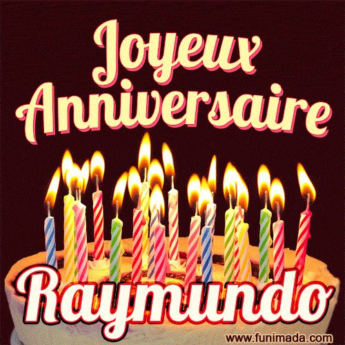 Joyeux anniversaire Raymundo GIF