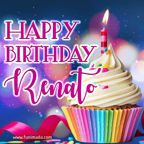 Happy Birthday Renato - Lovely Animated GIF