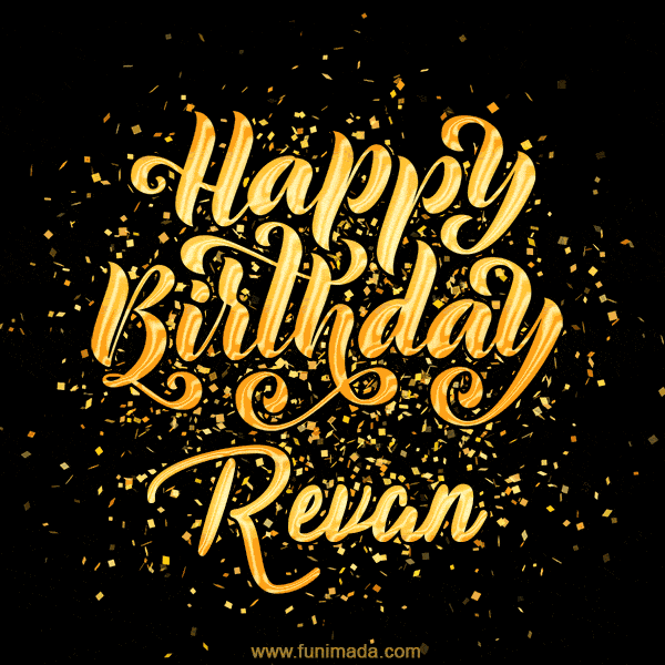 Happy Birthday Card for Revan - Download GIF and Send for Free