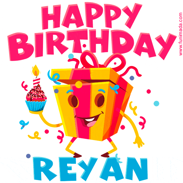 Funny Happy Birthday Reyan GIF