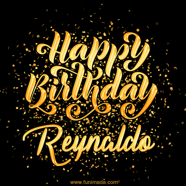 Happy Birthday Card for Reynaldo - Download GIF and Send for Free