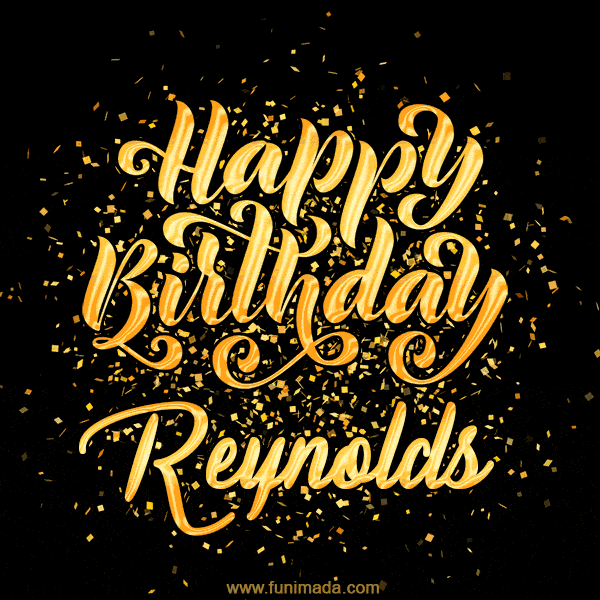 Happy Birthday Card for Reynolds - Download GIF and Send for Free