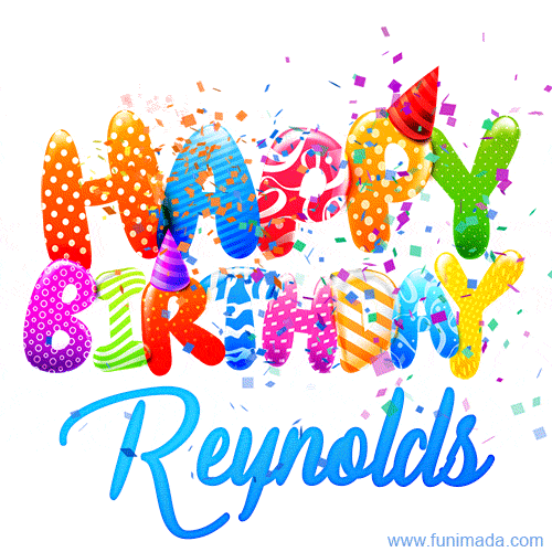 Happy Birthday Reynolds - Creative Personalized GIF With Name