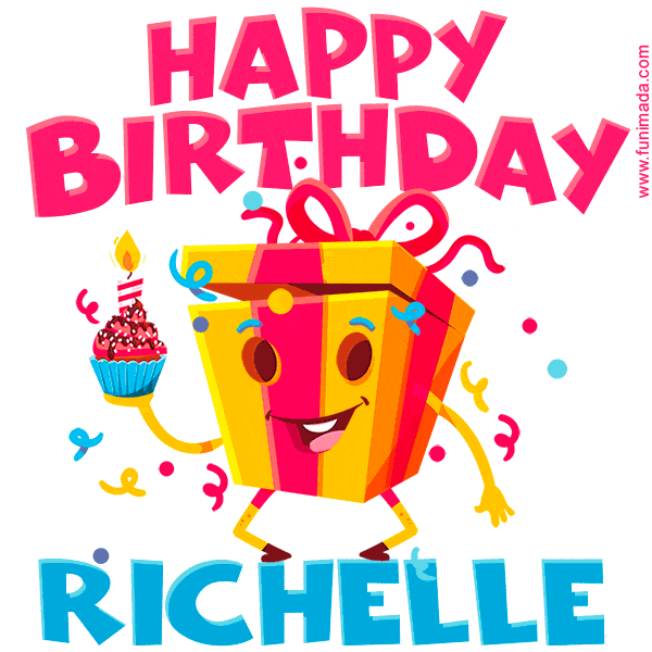 Funny Happy Birthday Richelle GIF