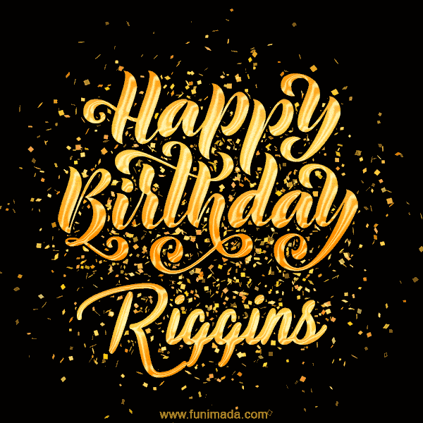 Happy Birthday Card for Riggins - Download GIF and Send for Free