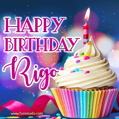 Happy Birthday Rigo - Lovely Animated GIF