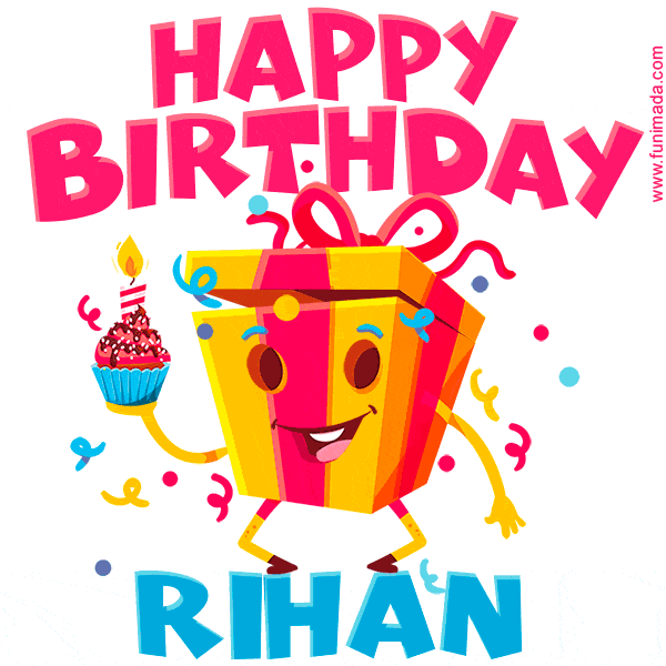 Funny Happy Birthday Rihan GIF