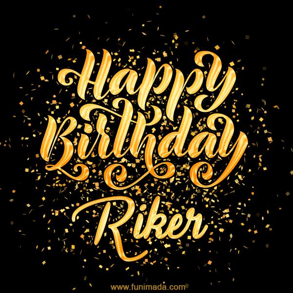 Happy Birthday Card for Riker - Download GIF and Send for Free