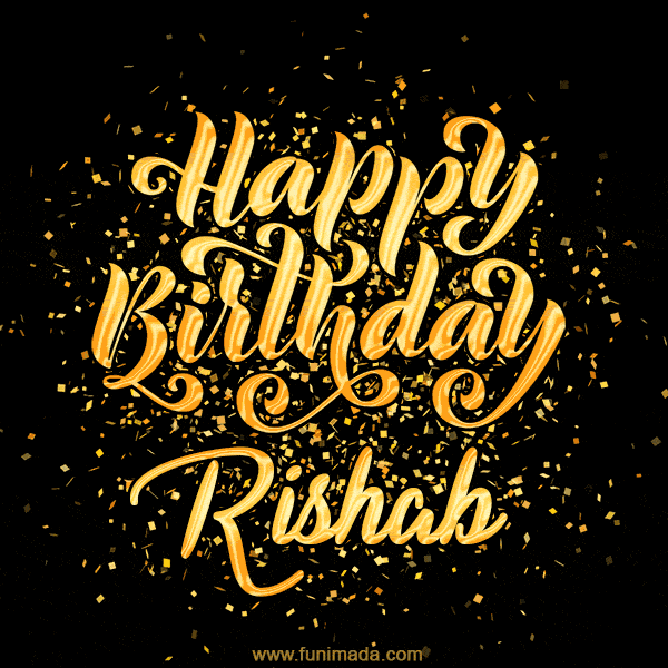Happy Birthday Card for Rishab - Download GIF and Send for Free