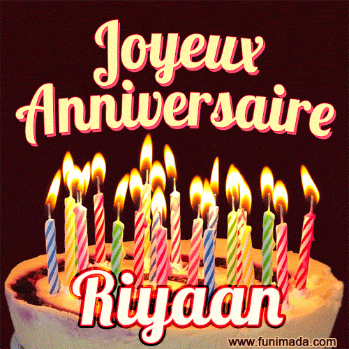 Joyeux anniversaire Riyaan GIF