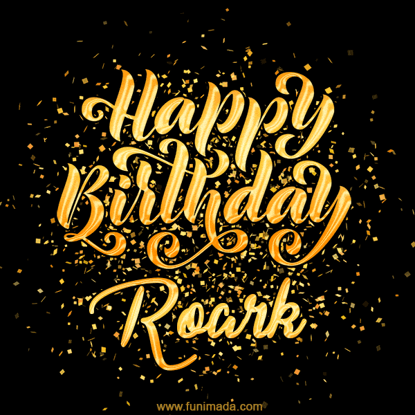 Happy Birthday Card for Roark - Download GIF and Send for Free