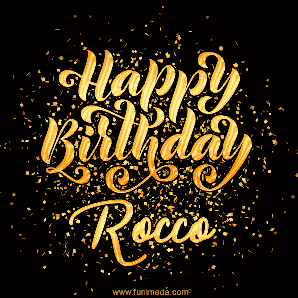 Happy Birthday Card for Rocco - Download GIF and Send for Free