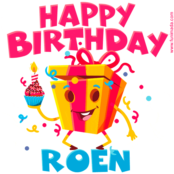 Funny Happy Birthday Roen GIF