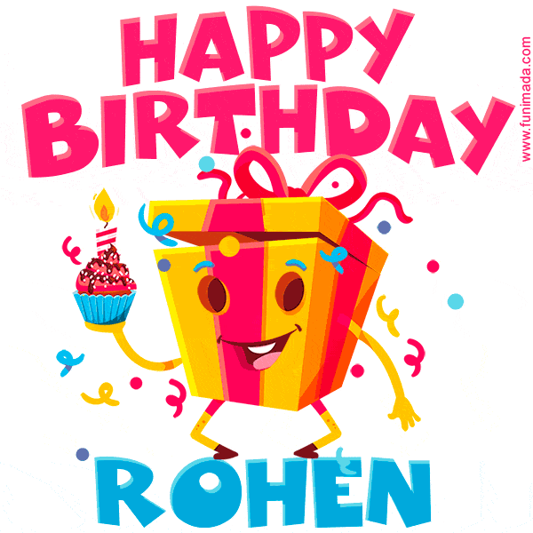 Funny Happy Birthday Rohen GIF