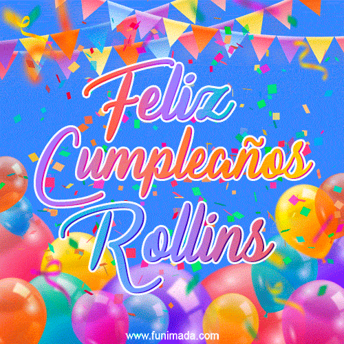 Feliz Cumpleaños Rollins (GIF)