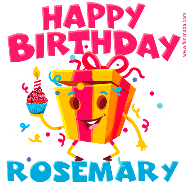 Funny Happy Birthday Rosemary GIF